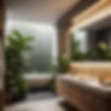 Botanical Elegance in Bathroom Decor