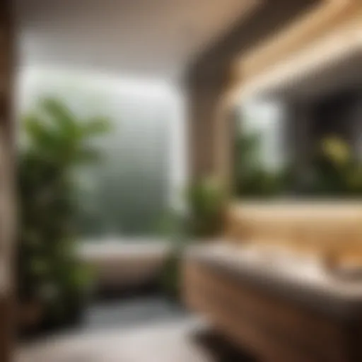 Botanical Elegance in Bathroom Decor