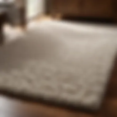 Elegance in Every Step Luxurious Broyhill Bathroom Rug in Elegant Marble Pattern