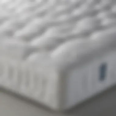 Elegant Design of the Broyhill Cooling Mattress Pad Elegant design of the Broyhill cooling mattress pad showcasing its texture