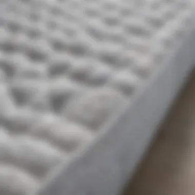 Materials Utilized in the Broyhill Cooling Mattress Pad Close-up view of the materials used in the Broyhill cooling mattress pad