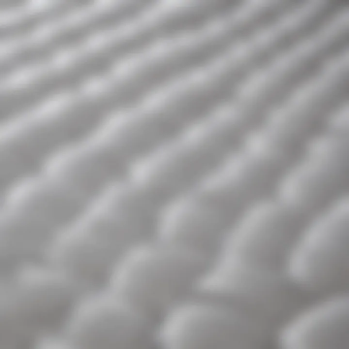 Illustration of temperature regulation feature in the Broyhill cooling mattress pad