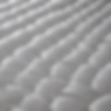 Temperature Regulation Feature of the Broyhill Cooling Mattress Pad Illustration of temperature regulation feature in the Broyhill cooling mattress pad