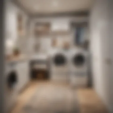 Laundry Closet Layout Options Visual layout options for transforming a closet into a laundry room