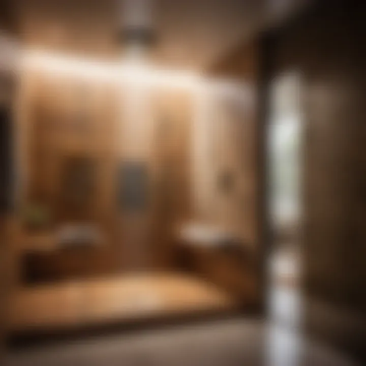 Cabana Bathroom Luxury Shower with Rainfall Head