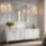 Elegant Cabinet Discounters Bathroom Vanity in White Marble