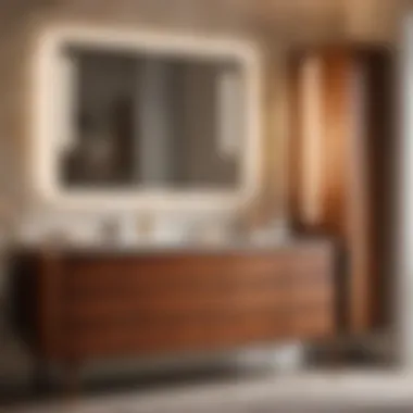 Timeless Wood Finish Vanity Design Minimalist Cabinet Discounters Bathroom Vanity with Wood Finish