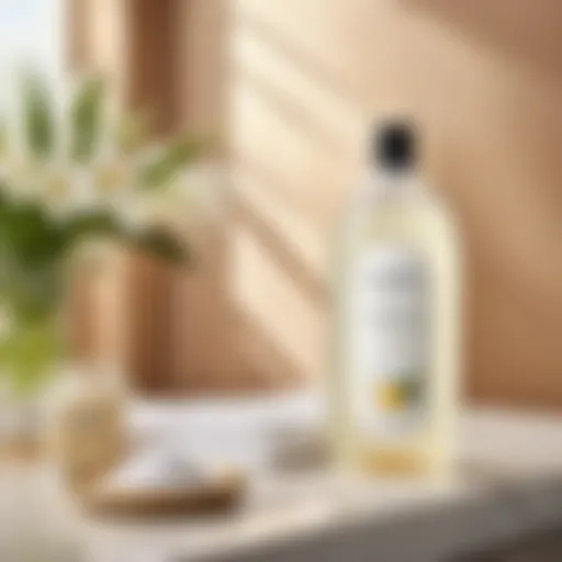 Elegant Bottle of Caldrea Sea Salt Neroli Laundry Detergent
