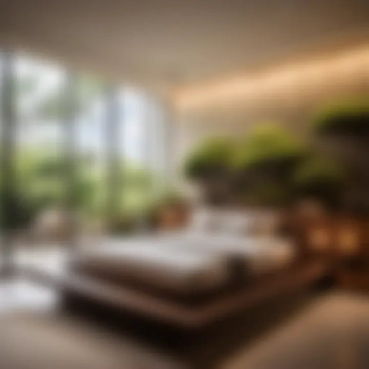 Zen Garden Feature in Calming Bedroom Decor Calming Bedroom Decor with Zen Garden Feature