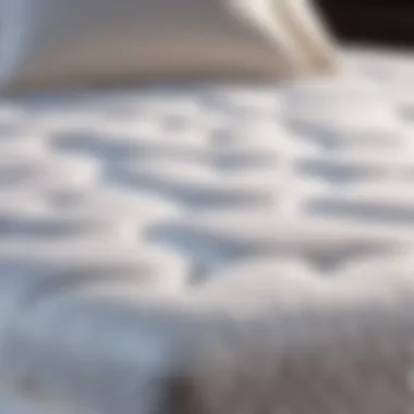 Side view of advanced technology in Candice Olson mattress pad