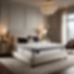 Elegant bedroom with Candice Olson mattress pad