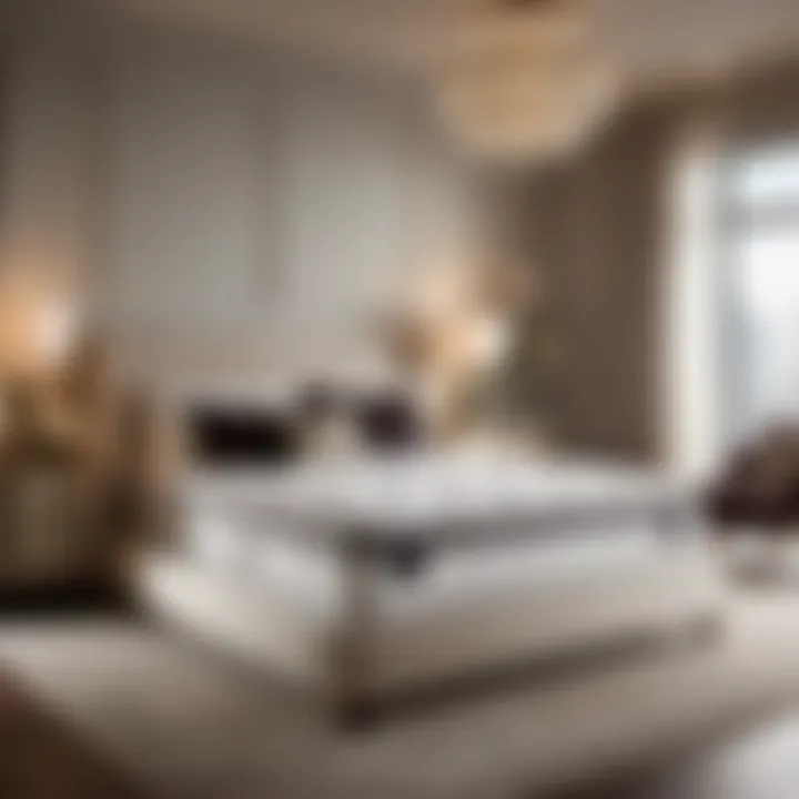 Elegant bedroom with Candice Olson mattress pad