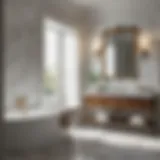 Luxurious Carolina Bathroom with Marble Accents