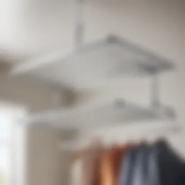 Enhancing Efficiency with Ceiling Drying Rack Ceiling Drying Rack for Efficient Laundry Room