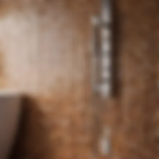 Ceramic tiles for shower installation