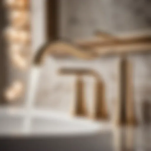 Luxurious Champagne Bronze Faucet