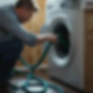 Checking Laundry Machine Hoses for Leaks