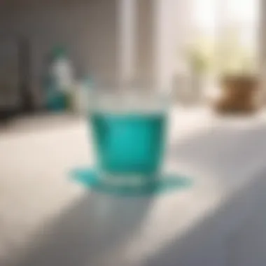 Enzyme in action breaking down stains