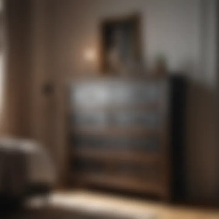 Chest cabinet showcasing versatile storage options