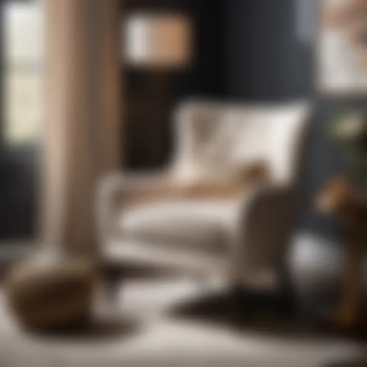 Stylish Accent Chair for Added Charm Chic Accent Chair in Guest Bedroom