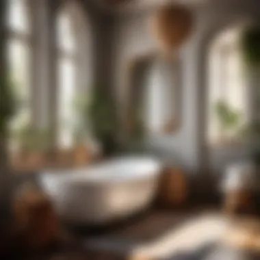 Chic Bohemian Bathroom Set