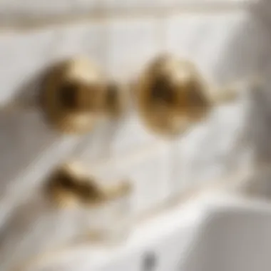 Chic Brass Bathroom Hardware Set