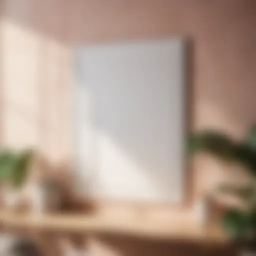 Elegant Minimalist Bulletin Board