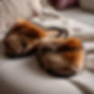 Sophisticated Faux Fur Chic Chic faux fur lined slippers