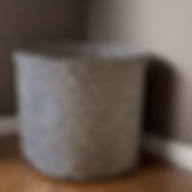 Chic Geometric Patterned Fabric Bin Chic Geometric Patterned Fabric Bin