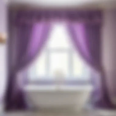 Chic Lavender Ruffled Chic Lavender Ruffled Window Curtain