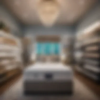 Chic Store Ambiance Chic Mattress Store Interior in Beaufort SC