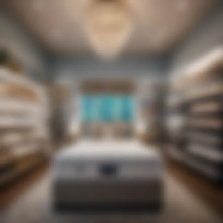 Chic Store Ambiance Chic Mattress Store Interior in Beaufort SC