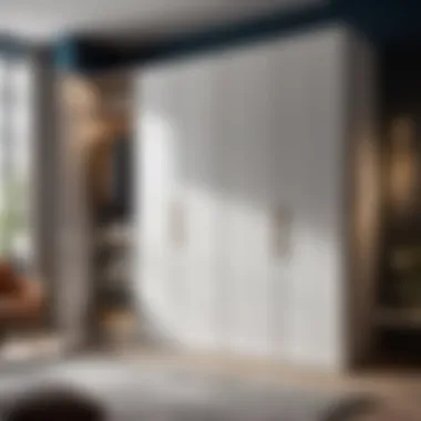Modular Wardrobe System for Small Bedrooms Chic Multi-Functional Wardrobe