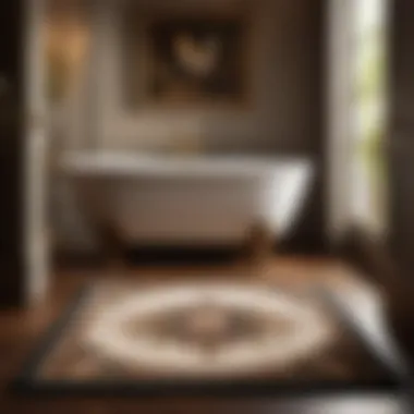Elegance Redefined with Bird-Inspired Rug Chic and Stylish Bird-Inspired Bathroom Rug