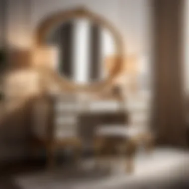 Sophistication Redefined with Vanity Table Chic Vanity Table for Stylish Bedrooms