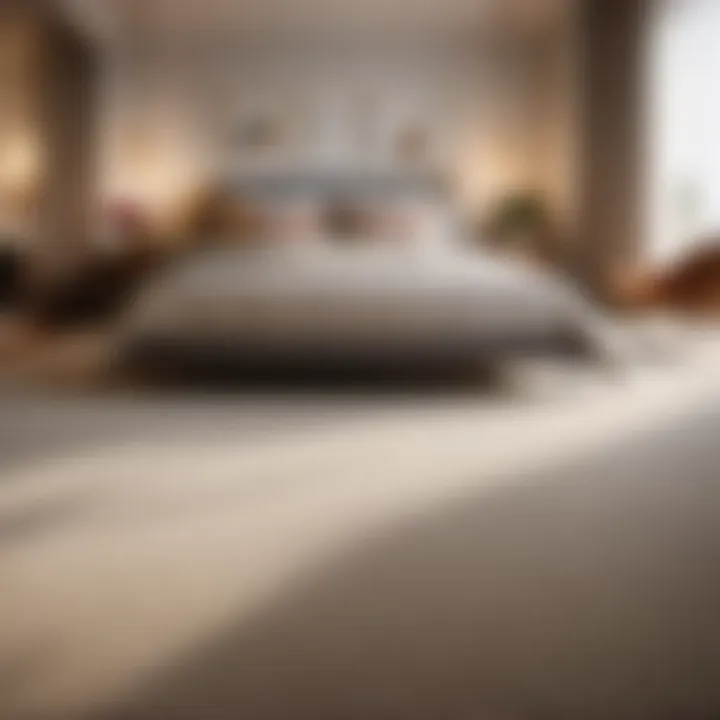 High-Traffic Resistant Bedroom Carpet Durable and easy-to-maintain bedroom carpet in a high-traffic area