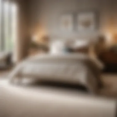 Soothing Neutral Toned Bedroom Carpet Modern bedroom carpet in soothing neutral tones