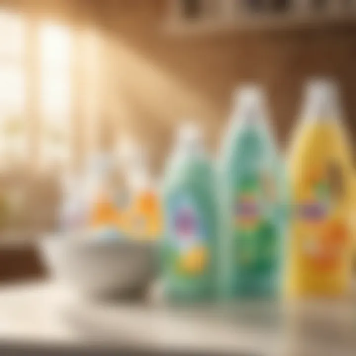 Ingredient Analysis for Newborn Detergents Comparing ingredients of different laundry detergents for newborns