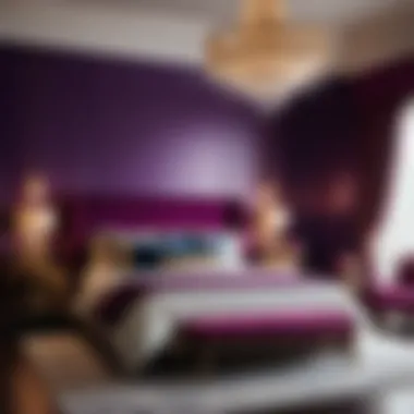 Luxurious Bedroom with Rich Jewel Tones Luxurious Bedroom with Rich Jewel Tones