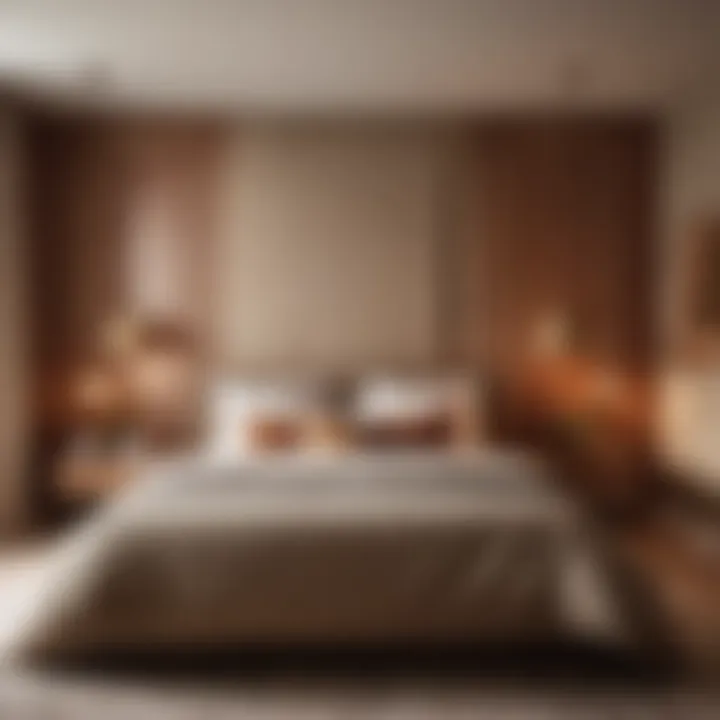 Warm and inviting earthy tones for guest room walls