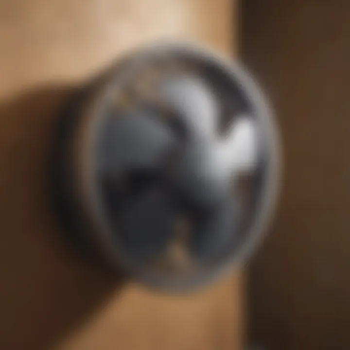 Compact and powerful small fan for bathroom