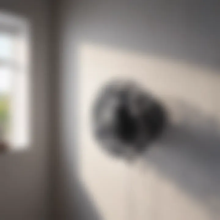 Easy installation small fan for bathroom