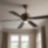 Sleek Modern Ceiling Fan