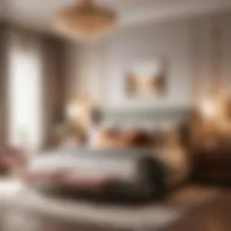 Elegant bedroom color palette