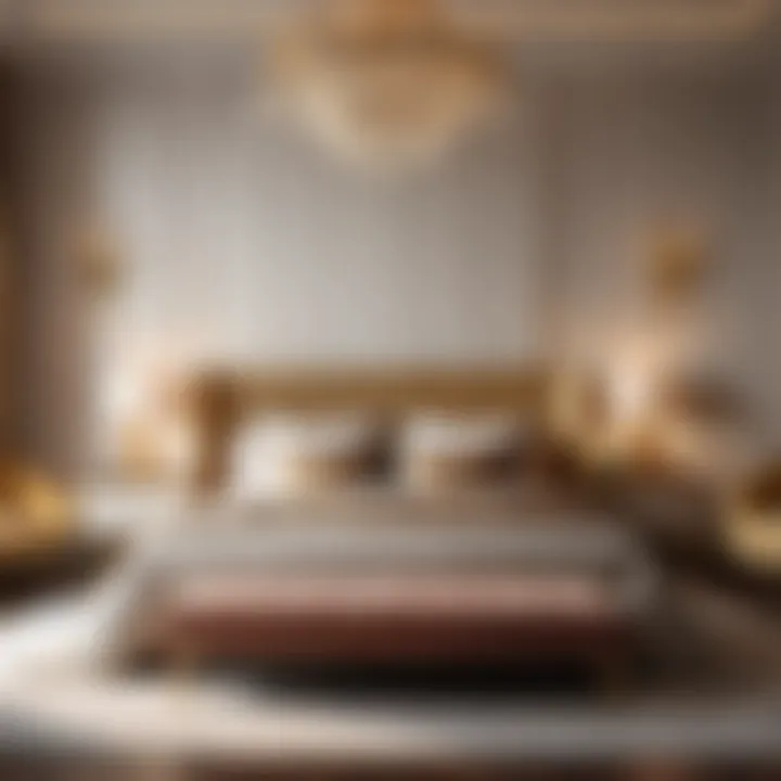 Luxurious and sophisticated bedroom tones