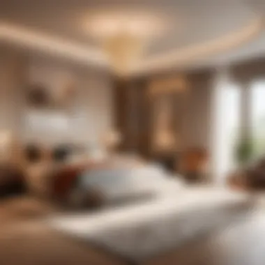 Harmony in Room Dimensions Bedroom with a rug that complements the room dimensions