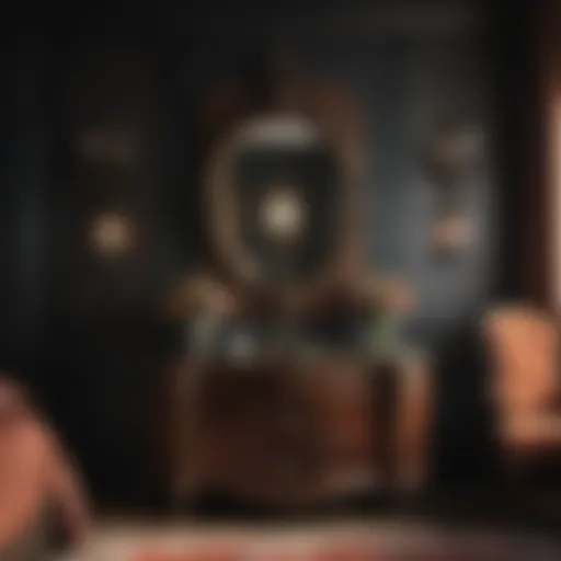 Elegant Color Combinations for Dark Furniture Sophisticated color palette for bedroom walls.