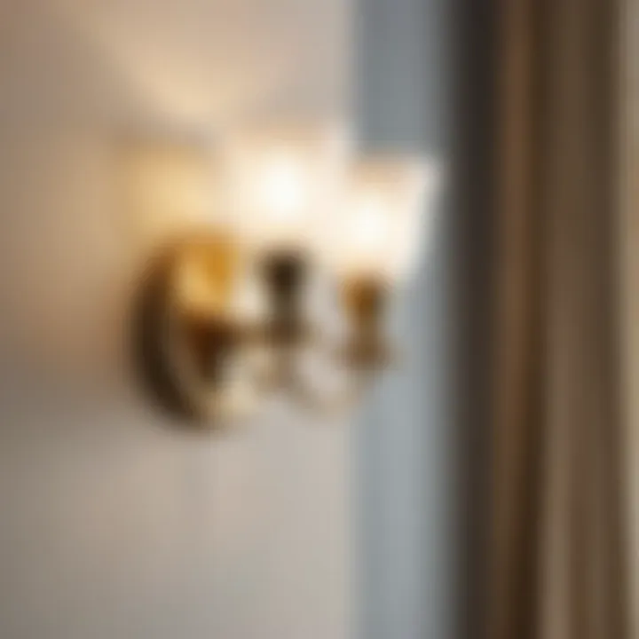 Timeless Charm and Warmth Classic Brass Vanity Sconce