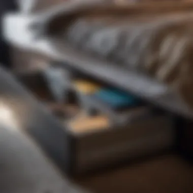 Clever under-bed storage solution