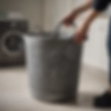 Ergonomically designed handles of Clevermade laundry basket